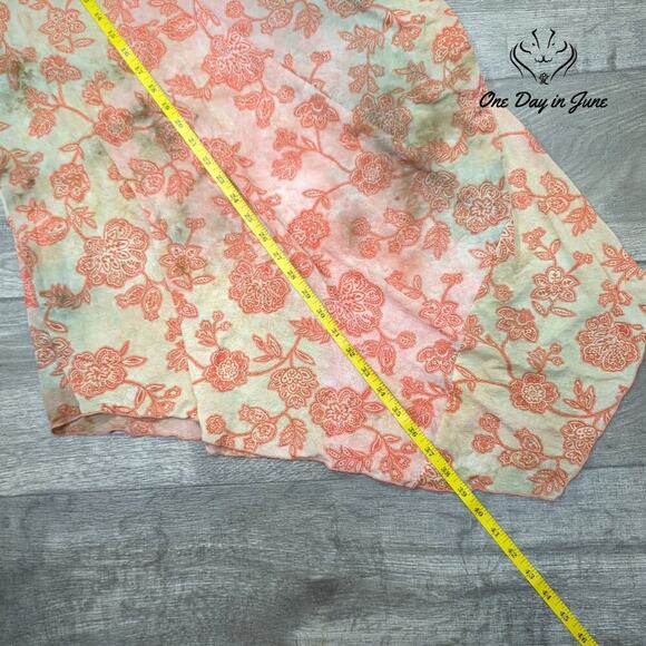 Venezia Short Sleeve Sheer Coverup Size 26/28 - Picture 4 of 5